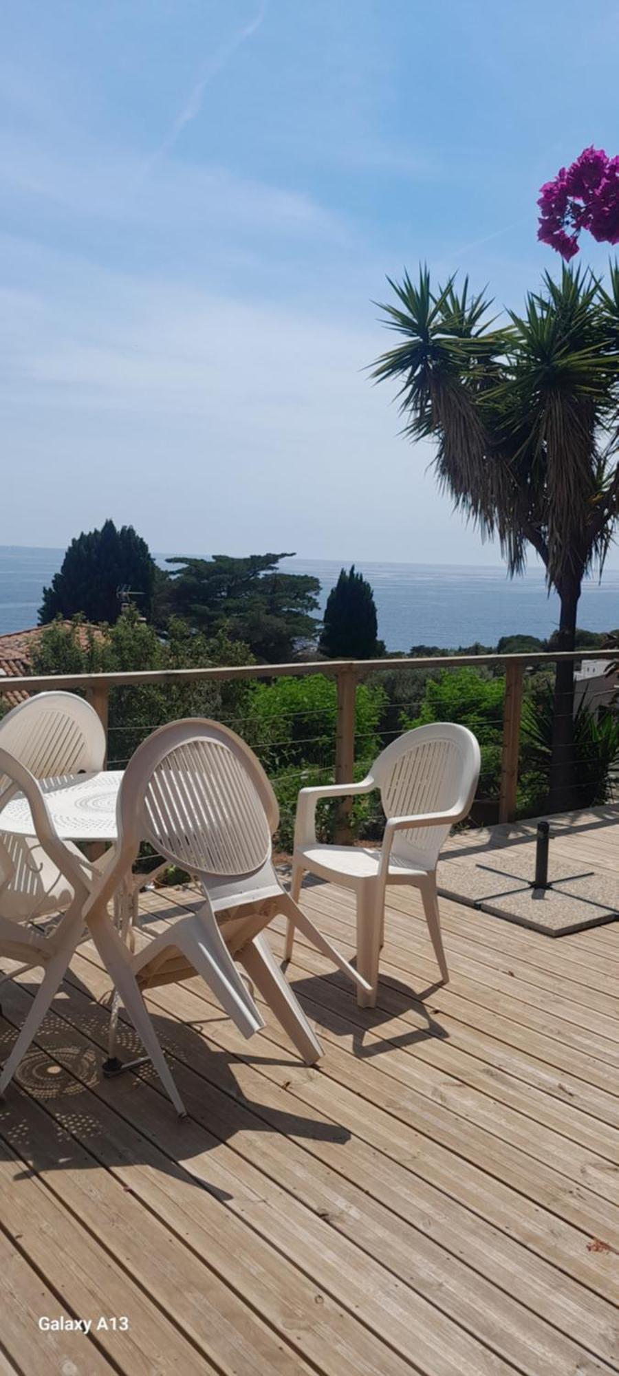 F3 Rdc Villa Vue Mer 180 Face A La Pointe De Giens Carqueiranne Buitenkant foto
